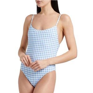 HVN Gingham One Piece Swimsuit - Women's Small  NEW WITH TAGS
